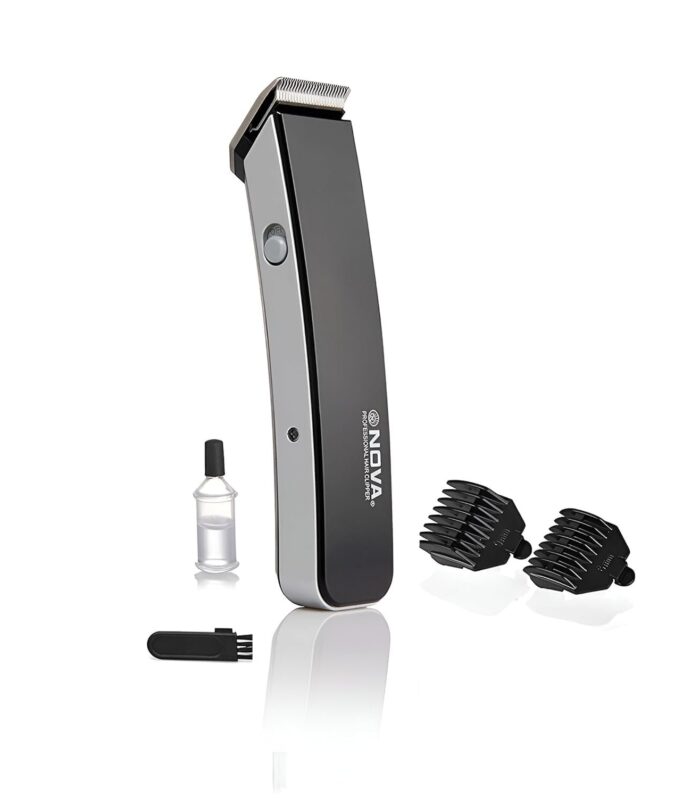 New NOVA Trimmer – Professional Precision Beard and Hair Trimmer with Adjustable Length Settings, High-Performance Blades, Rechargeable Battery, Cordless Operation